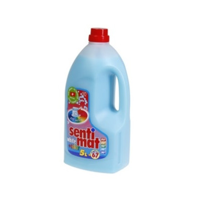 Veļas mazgāšanas līdzeklis SENTIMAT White&Color, (5L) (100 mazg. reizēm)
