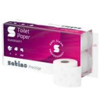 Tualetes papīrs Satino prestige 3 kārtu, 8 ruļļi