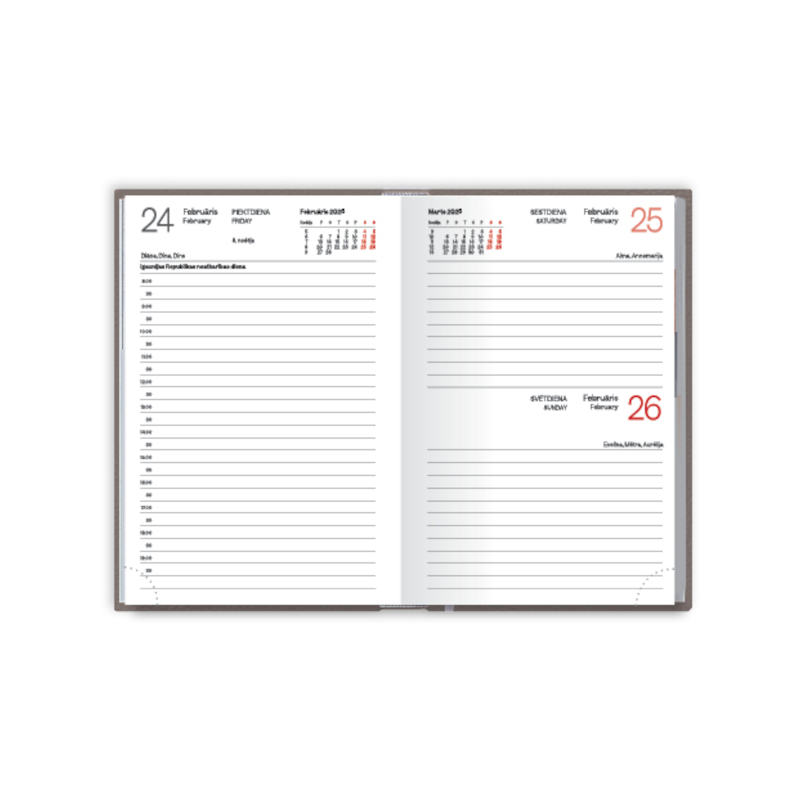 Kabatas kalendārs EKO mono DARK