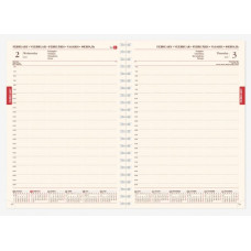 Dienasgrāmata SENATOR, Spiral Diena 2026g. Timer