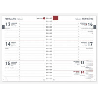 Satura bloks TEMPO Nedēļa, Timer 2026g.