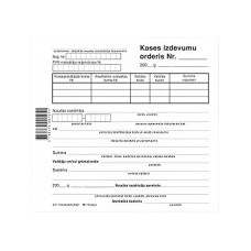 Kases izdevumu orderis 150x140mm 100 lap.