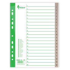 Sadalītājs dokumentiem Forpus 1-20 plastikāta A4