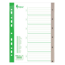 Sadalītājs dokumentiem Forpus 1-12 polipropilēna