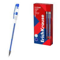 Pildspalva gēla G-Point, 0.38mm zila ErichKrause