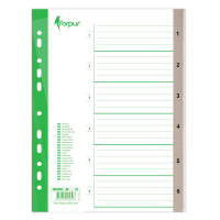 Sadalītājs dokumentiem Forpus 1-6 polipropilēna