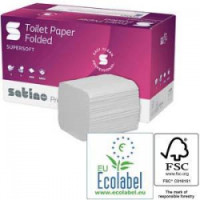 Tualetes papīrs salvetēs, 2 slāņi, 300 salvetes,