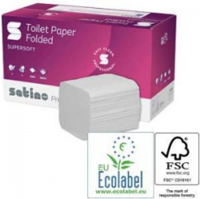 Tualetes papīrs salvetēs, 2 slāņi, 300 salvetes,