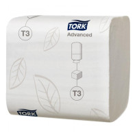 Tualetes papīrs salvetēs TORK Advanced T3, 2 slāņi