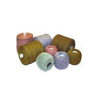 Notāra diegs 35m/10gr, sarkana/balta