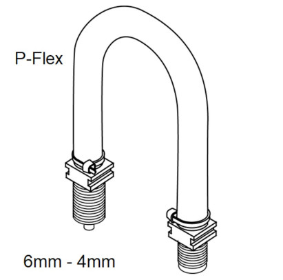 Šļūtene 20ML T-FLEX + 6/4MM