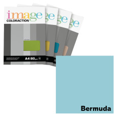 Krāsains papīrs A4, 50 loksnes, 80g/m2, jūras zila krāsa, Image Coloraction
