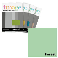 Krāsains papīrs A4, 50 loksnes, 80g/m2, pasteļzaļa krāsa, Image Coloraction