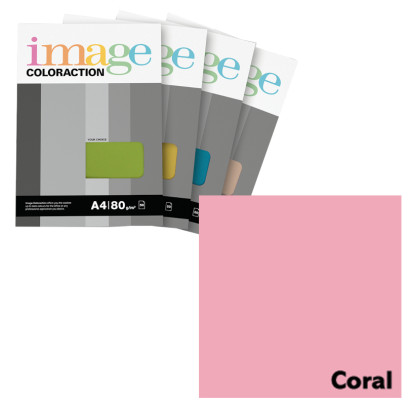 Krāsains papīrs A4, 50 loksnes, 80g/m2, gaiši rozā krāsa, Image Coloraction