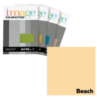 Krāsains papīrs A4, 50 loksnes, 80g/m2, gaiši bēša krāsa, Image Coloraction