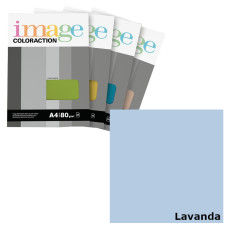 Krāsains papīrs A4, 50 loksnes, 80g/m2, lavandas krāsa, Image Coloraction