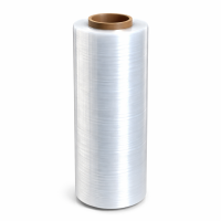 Mašīnu palešu plēve LLDPE 50 cm 185 m 23 mikr caurspīdīga 250%, svars bruto 16 kg