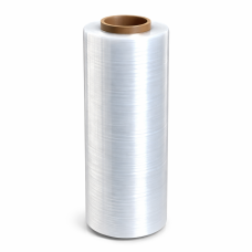 Mašīnu palešu plēve LLDPE 50 cm 185 m 23 mikr caurspīdīga 250%, svars bruto 16 kg