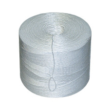 Vīta aukla PP, d 2 mm,  balta, 1 kg.
