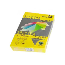 Krāsains papīrs A4, 80g/m2, 500 loksnes, Lemon dzeltens IT210, Spectra