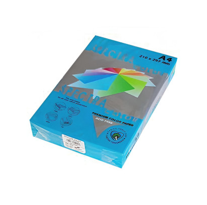 Krāsains papīrs A4, 80g/m2, 500 loksnes, Turquoise IT220, Spectra