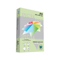 Krāsains papīrs A4, 160g/m2, 250 loksnes, salatzāļa Lagoon IT130, Spectra