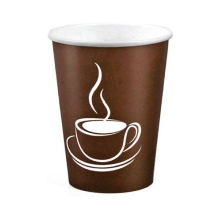 Papīra glāzes 210 ml 7 oz Cup Brown, 1000 gab