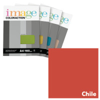 Krāsains papīrs A4, 50 loksnes, 160g/m2, koraļļu sarkana krāsa, Image Coloraction