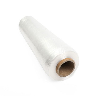 POF plēve 15 mikr 450 / 450 mm 1250 m caurspīdīga, neto svars 15,50 kg