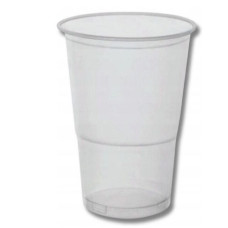 Glāzes 500 ml PP caurspīdīgas SUP EU, 50 gab