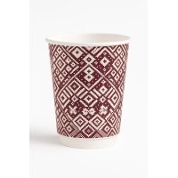 MIKLA papīra glāzes 240 ml 8 oz 2 slāņu, 25 gab