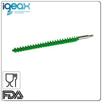 Maināma cauruļveida birste ø 13 mm - zaļa - vidēji cieti sari