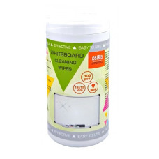 Mitrās salvetes baltas tāfeles tīrīšanai, 100 gab.