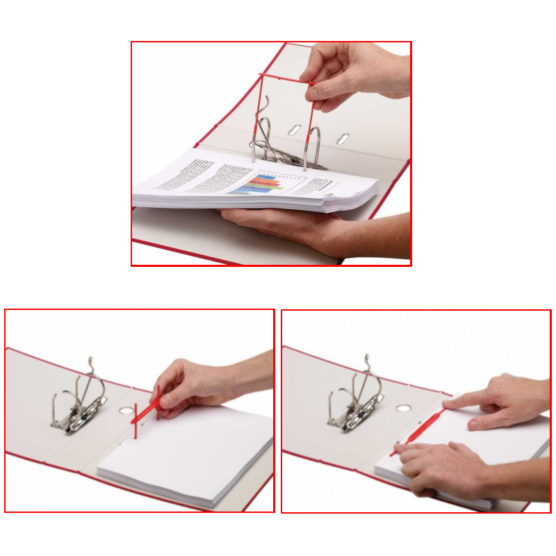 Arhīva klipši 85mm, 100gab. balti, Fellowes