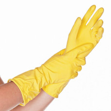 Gumijas cimdi "BETTINA SOFT", dzeltenas, (L), (12gab/iepak)