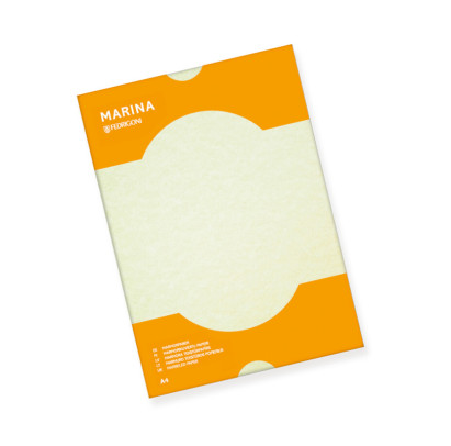 Papīrs Marmor A4 Marina Conchiglia 90gr/50 loksnes, krēmkrāsā