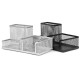 FORPUS galda organizators metāla, 20.4 x 10.4 x 10 cm, melns