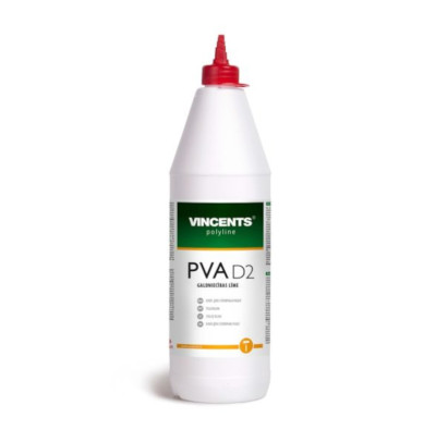 Līme PVA D2, 1 kg. galdniecības, pudelē