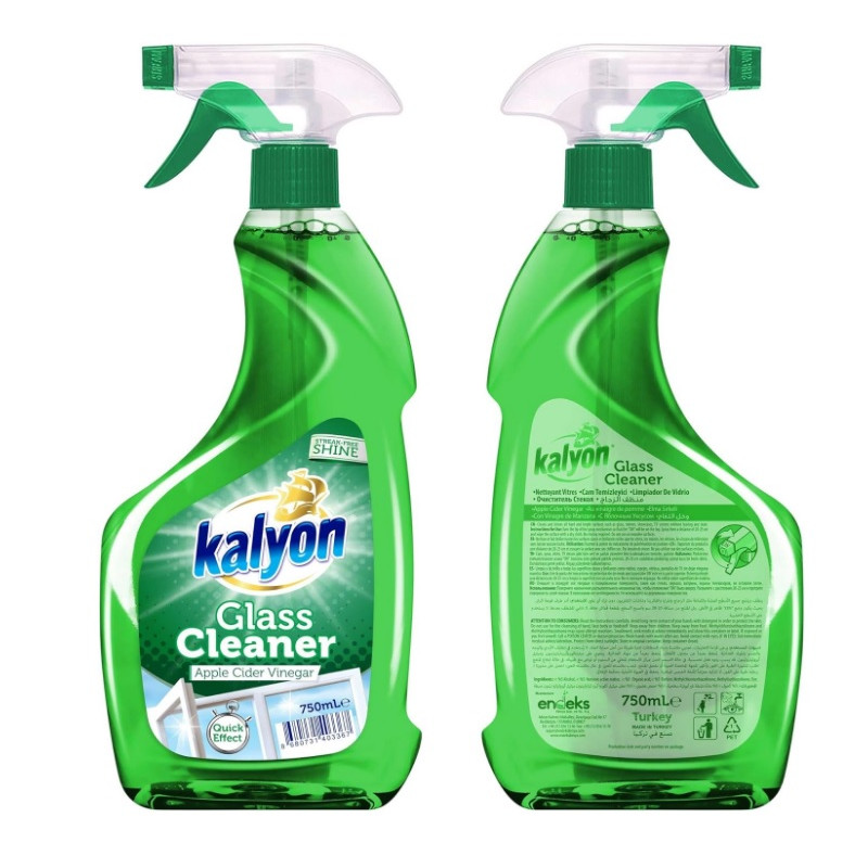 KALYON ābolu sidra etiķis stiklu mazgāšanas līdzeklis, 750 ml