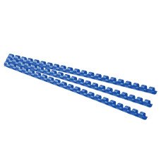 Spirāle dokumentu iesiešanai, plastmasas, 20 mm, 175 lap., zila, 1 gab., Peach