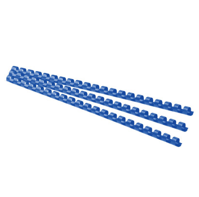 Spirāle dokumentu iesiešanai, plastmasas, 20 mm, 175 lap., zila, 1 gab., Forpus