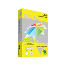 Krāsains papīrs A4, 80g/m2, 500 loksnes, Lemon dzeltens IT210, Spectra