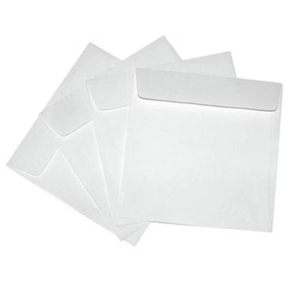 Aploksne papīra CD/DVD, 125x125mm, bez lodziņa Omega