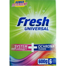 Veļas mazgāšanas pulveris FRESH 600g