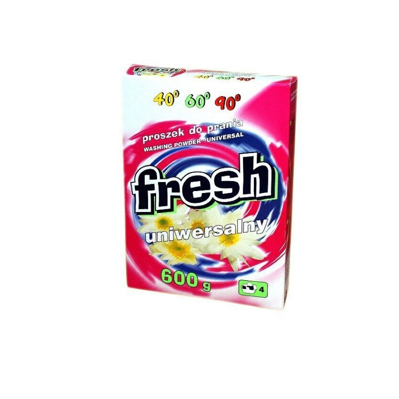 Veļas mazgāšanas pulveris FRESH 600g