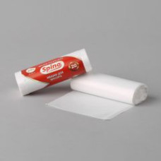 Atkritumu maisi 25L, 48x60cm, balti, 10mikr, HDPE, MULTIPACK, 20gab/rul, 50rul/kastē
