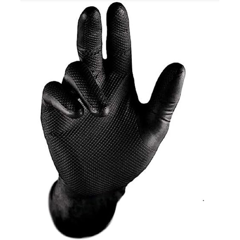 Nitrila cimdi GENTLE GRIP, melni ,XL izmērs, 50gab