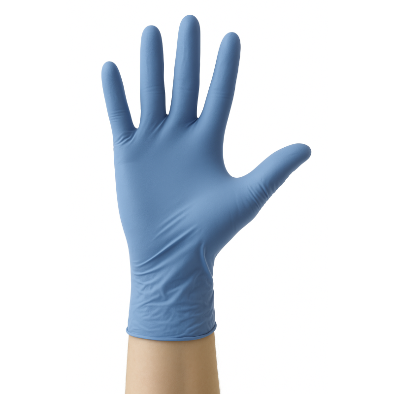 Nitrila cimdi bez pūdera GENTLE TOUCH, zili, XL izmērs, 24cm, 100gab