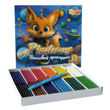 Plastilīns 12 krāsas 240 gr. Rudix