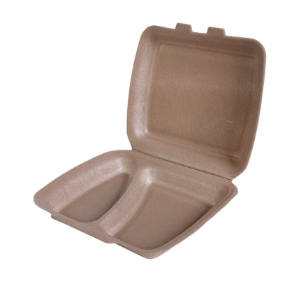 Divdaļīgās termo kārbas 245x210x72mm, baltas, EPS, iepakojumā 100gab.